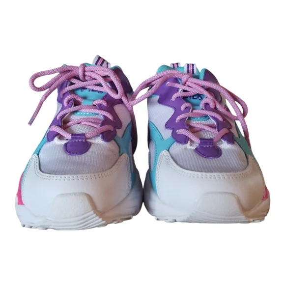 Fila Girl's Multicolor Sneakers Size 5.5 - Picture 3 of 9